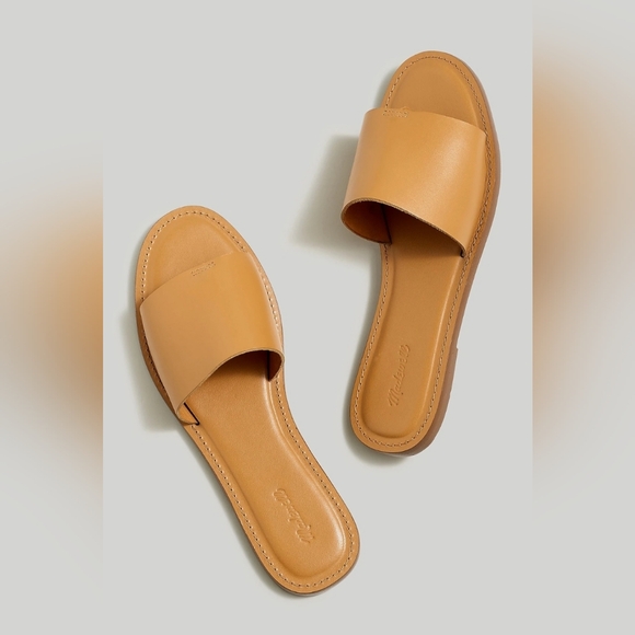 Madewell Shoes - Madewell, The Boardwalk Post Slide Sandal, NWOT, Size 8.5